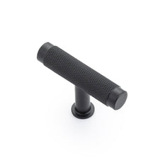 Castella Chelsea T Knob Matt Black 50mm - The Blue Space