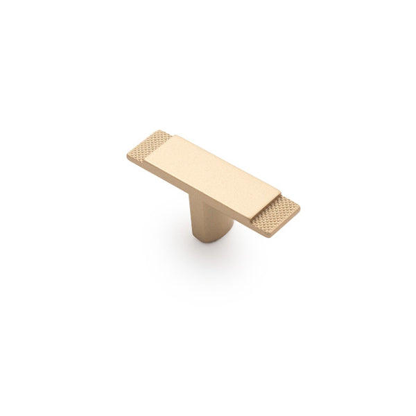 Castella Monaco T-Knob Matt Gold 60mm
