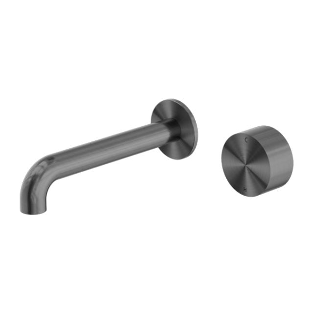 Nero Kara Progressive Wall Basin/Bath Set 230mm Gun Metal NR271907A230GM - The Blue Space