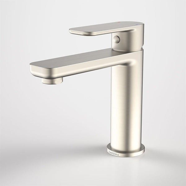 Caroma Luna Lead Free Basin Mixer Brushed Nickel