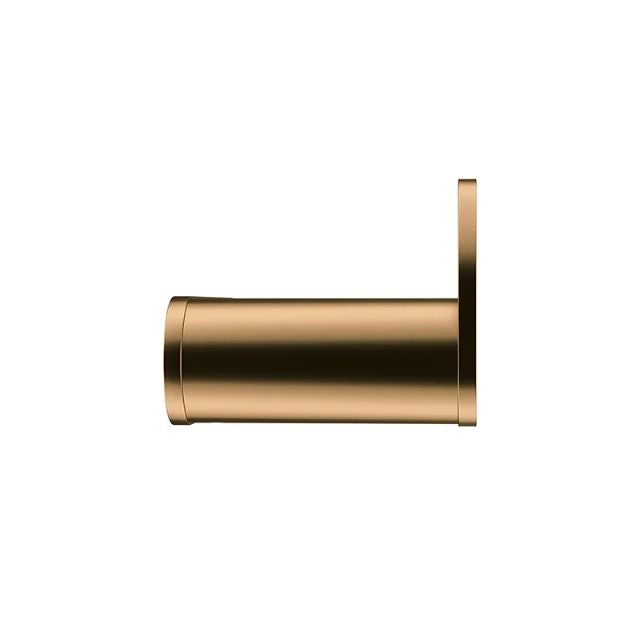 Meir Curvaé Double Robe Hook Lustre Bronze