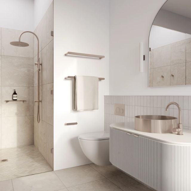 Meir Curvaé Single Robe Hook Champagne