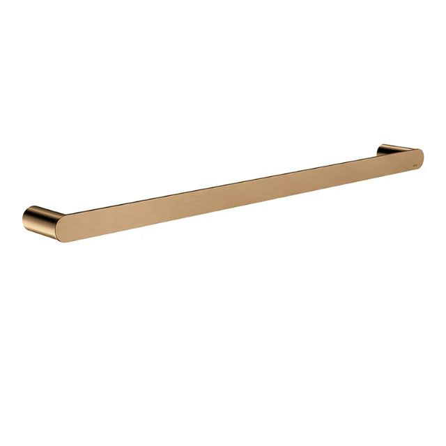 Meir Curvaé Single Towel Rail 600mm Lustre Bronze