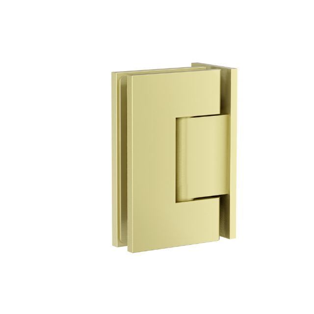 Meir Glass to Wall Shower Door Hinge Tiger Bronze