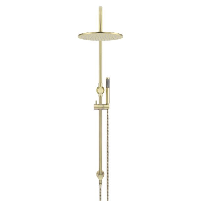 Meir Gooseneck Shower Set with 300mm rose, Single-Function Hand Shower Tiger Bronze