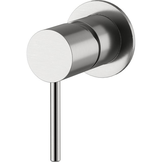 Meir Outdoor Round Wall Shower Mixer Stainless Steel