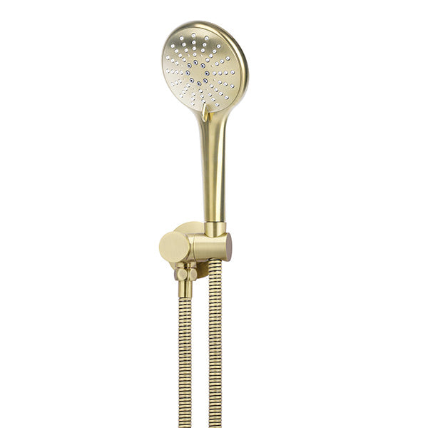 Meir Round 3 Function Hand Shower on Swivel Bracket in Tiger Bronze, retrofit - The Blue Space
