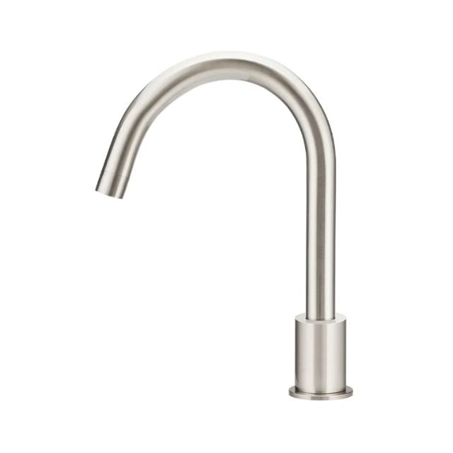 Meir Round Hob Mounted Swivel Spout Brushed Nickel