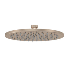 Meir Round Shower Rose 200mm  Champagne | The Blue Space