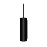 Meir Round Toilet Brush and Holder Matte Black MTO02N-R -  The Blue Space