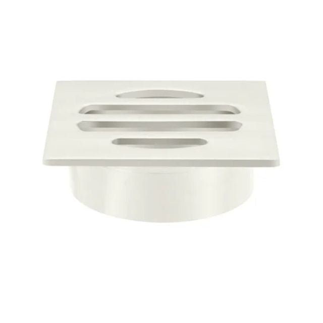 Meir Square Floor Grate Shower Drain 50mm Outlet Brushed Nickel MP06-50-PVDBN - The Blue Space