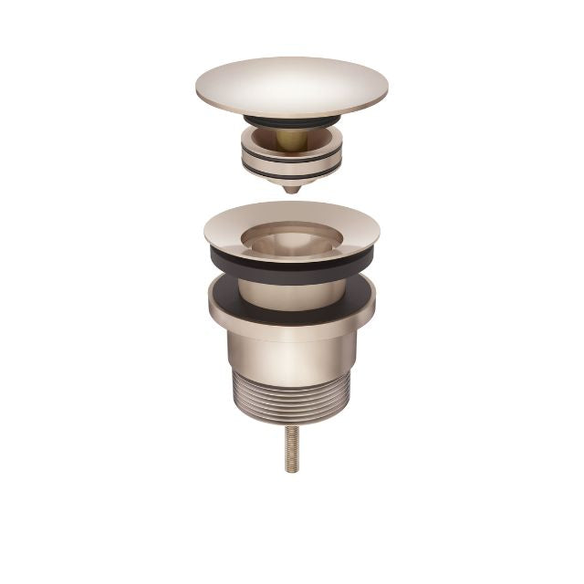 Meir Universal all-in-one Pop Up Waste - Basin & Bath - Champagne