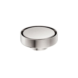 Nero 100mm Round Tile Insert Floor Waste 50mm Outlet Brushed Nickel