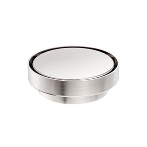 Nero 130mm Round Tile Insert Floor Waste 100mm Outlet Brushed Nickel