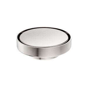 Nero 130mm Round Tile Insert Floor Waste 80mm Outlet Brushed Nickel