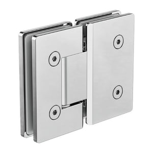 Nero 180 Degree Glass to Glass Shower Hinge 10mm Glass Chrome