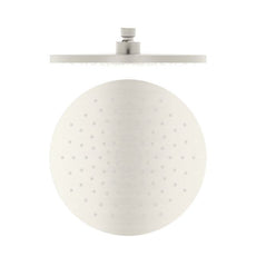 Nero 250mm ABS Round Shower Head Brushed Nickel NR508088BN - The Blue Space
