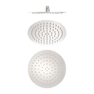 Nero 250mm Round Stainless Steel Shower Head Brushed Nickel
