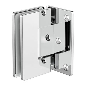 Nero 90 Degree Glass to Wall Shower Hinge 10mm Glass Chrome