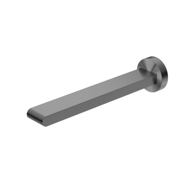 Nero Bianca Fixed Basin/Bath Spout Only 240mm Gun Metal NR321503bGM - The Blue Space