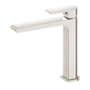 Nero Bianca Mid Tall Basin Mixer Brushed Nickel