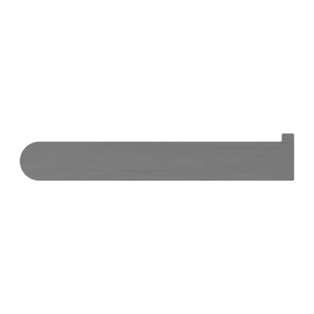 Nero Bianca Toilet Roll Holder Gun Metal