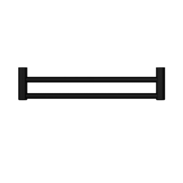 Nero Mecca Care 25mm Double Towel Grab Rail 900mm Matte Black