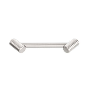 Nero Mecca Care 25mm Footrest Corner Grab Rail 215mm Brushed Nickel