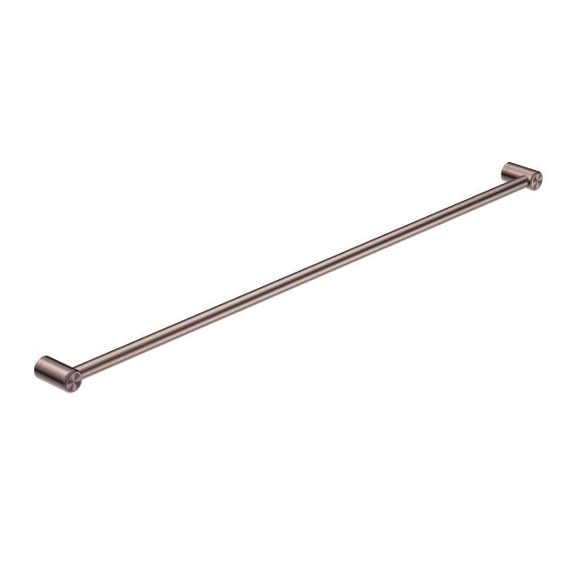 Nero Mecca Care 25mm Grab Rail 1200mm Brushed Bronze - CLEARANCE
