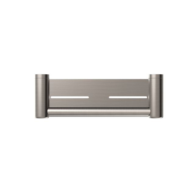 Buy Online Nero Mecca Care 25mm Grab Rail With Shelf 300mm Brushed Nickel NRCR2512CBN - The Blue Space