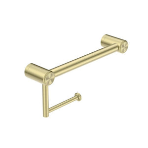Nero Mecca Care 25mm Toilet Roll Rail 300mm Brushed Gold
