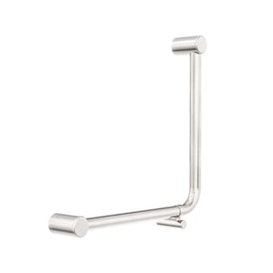 Nero Mecca Care 32mm Ambulant 90 Degree Bent Tube 450x450mm Brushed Nickel