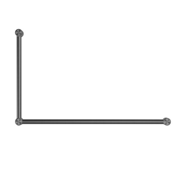 Nero Mecca Care 32mm DDA Grab Rail Set 90 Degree 600x1000mm Gunmetal