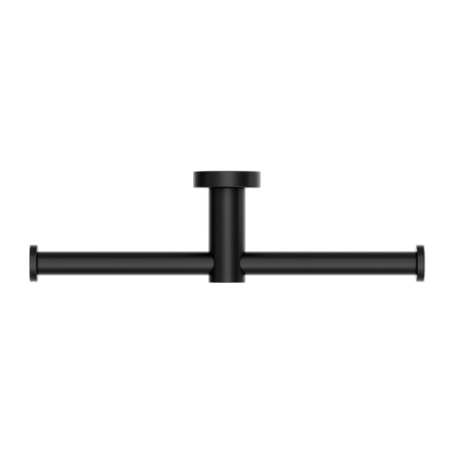 Buy Online Nero Mecca Double Toilet Roll Holder Matte Black NR1986dMB - The Blue Space