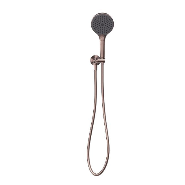 Nero Mecca Shower On Bracket With Air Shower II Brushed Bronze