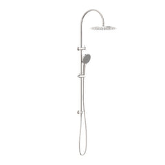 Nero Mecca Twin Shower With Air Shower II - Brushed Nickel