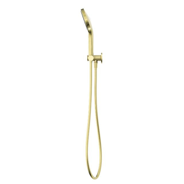 Nero Opal Shower On Bracket With Air Shower II Brushed Gold