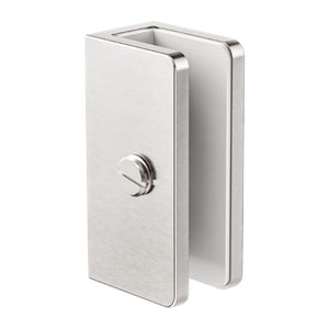 Nero Shower U-Shaped Bracket 10mm Glass Brushed Nickel