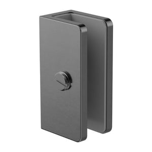 Nero Shower U-Shaped Bracket 10mm Glass Gun Metal