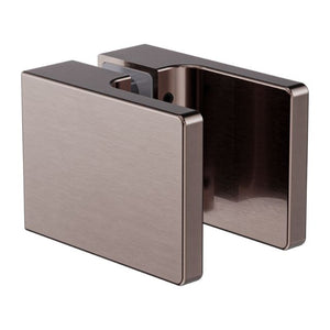 Nero Square Shower Knob Handle Brushed Bronze
