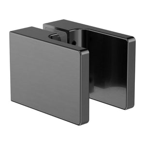 Nero Square Shower Knob Handle Gun Metal