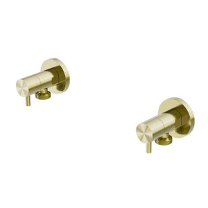 Nero Washing Machine Tap Set Brushed Gold