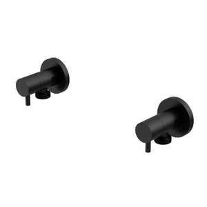 Nero Washing Machine Tap Set Matte Black