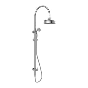 Nero York Twin Shower With Metal Hand Shower Chrome