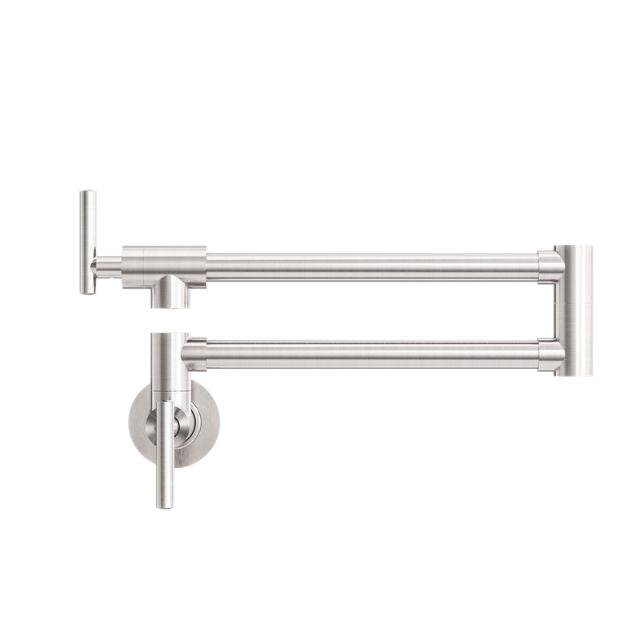Buy Online Nero Zen 316L Stainless Steel Pot Filler Brushed Nickel NR162203BN - The Blue Space