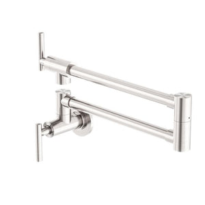 Nero Zen 316L Stainless Steel Pot Filler Brushed Nickel