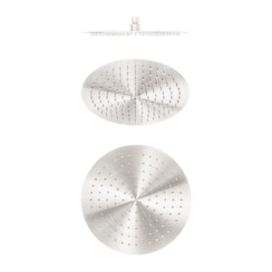 Nero Zen SS316L 300mm Round Shower Head Brushed Nickel