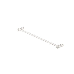 Nero Zen SS316L Single Towel Rail 600mm Brushed Nickel