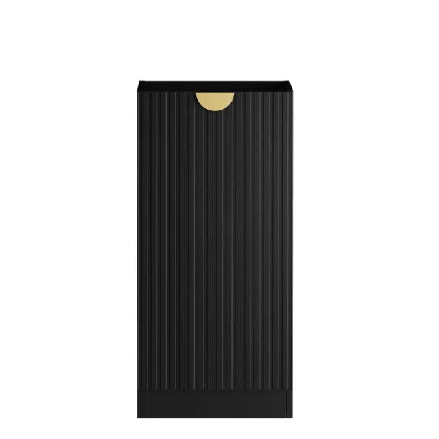Buy Otti Marlo 1715mm Fluted Laundry Set C - Black Include 416mm Fluted Floor Standing Cabinet - The Blue Space