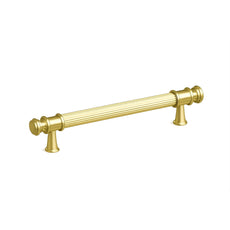 Single Turner Hastings Verona 128mm Pull Handle Brushed Brass VE128CB-BB - The Blue Space